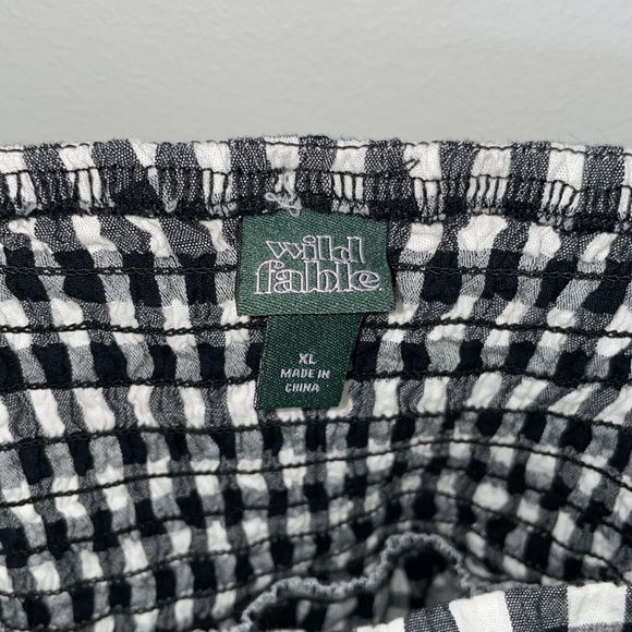 Plaid Gingham Peplum Tank Top - Picture 6 of 7